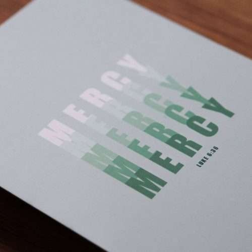 christliches Produkt Postkarten-Set "Mercy"