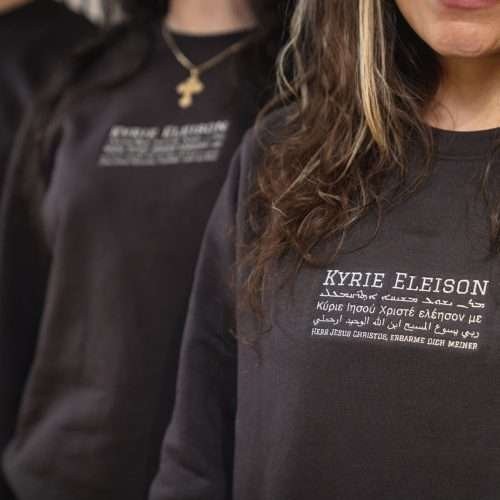 christliches Produkt Sweatshirt - "Kyrie Eleison"