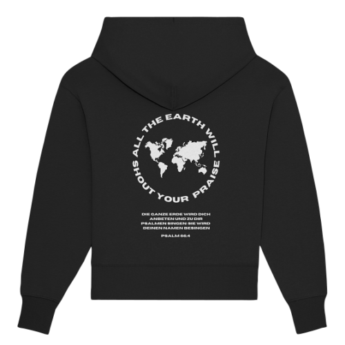 christliches Produkt All the Earth Premium Oversized Hoodie